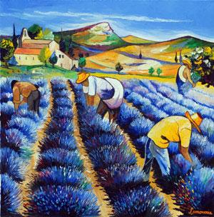 631 - La chapelle aux lavandes - Bernard Lamonerie