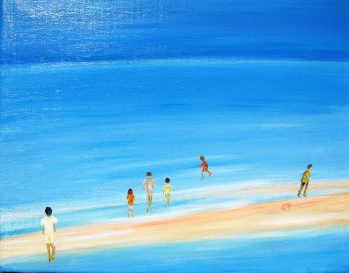 Sur la plage - Elisa - Cliquer pour afficher en grand