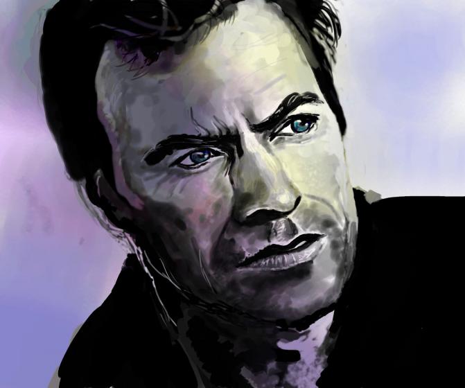 Clint Eastwood 1 - Françoise Dugourd Caput - Click to enlarge
