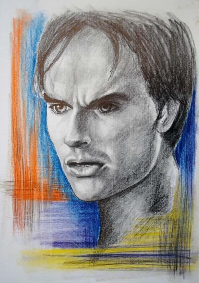 Ian Somerhalder- Damon - Françoise Dugourd Caput
