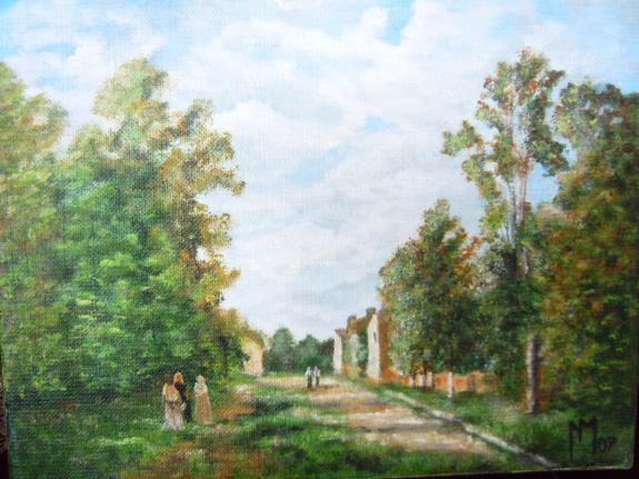 Hommage à Pissaro - Noelle Micard