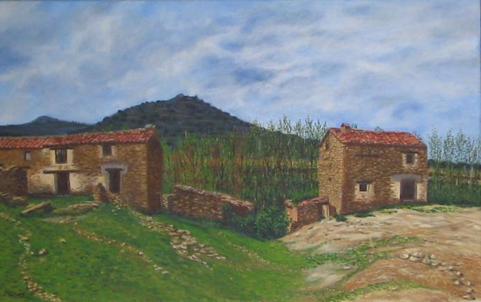 Les maisons - Ángeles Antolí - Cliquer pour afficher en grand