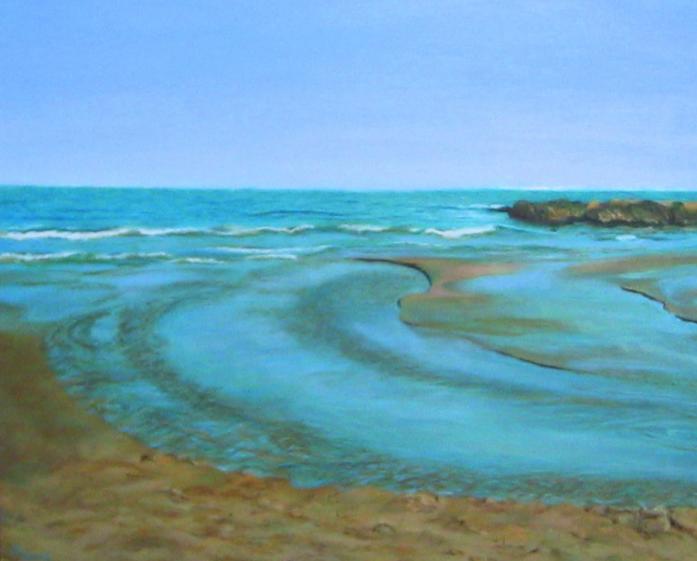 La sable et l'eau - Ángeles Antolí - Click to enlarge