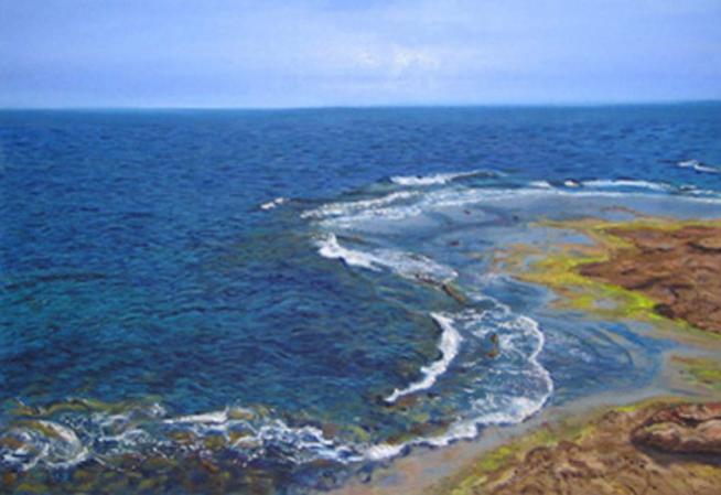 La mer II - Ángeles Antolí - Cliquer pour afficher en grand