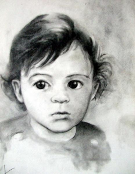 Portrait d'enfant - Philippe Pasquel