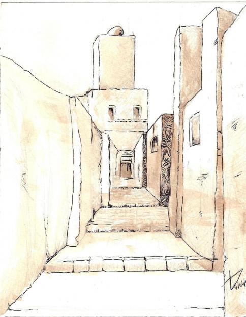 Rue marocaine - Philippe Pasquel