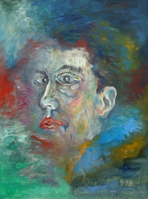 Autoportrait venteux - Michel Glineur