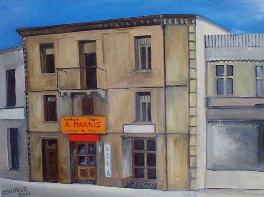 Rue à Chypre - Michel Glineur