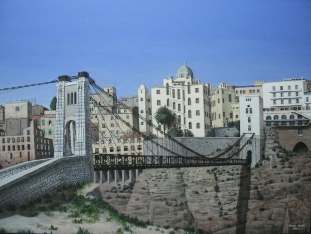 Passerelle Melah Slimane.  Constantine  ALGERIE - Samir Saadi - Cliquer pour afficher en grand