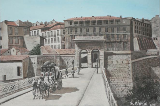 Bab El Kantara Constantine-1897 - Samir Saadi - Click to enlarge