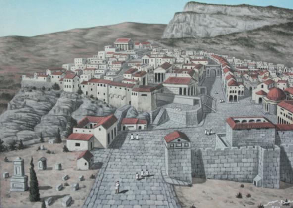 Cirta An 341 ( sous l'occupation romaine)-Algerie - Samir Saadi - Click to enlarge