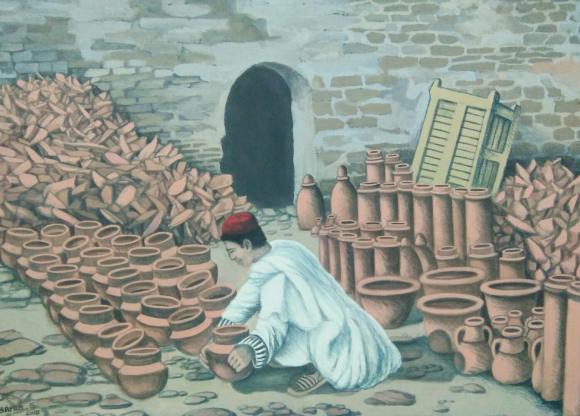 TRADITIONS  ALGERIENNES - LE POTIER - Samir Saadi - Cliquer pour afficher en grand