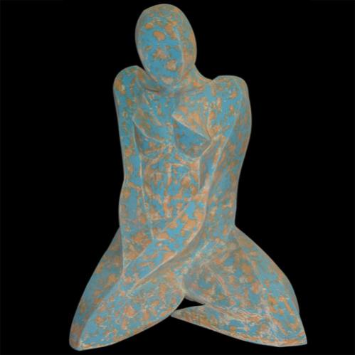 Femme bléssée - Christian Borsotti