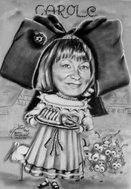 Caricature Cadeau - Alsacienne - Betty