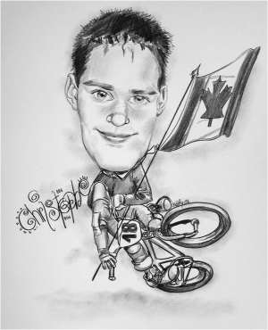 BMX au Canada Betty caricaturiste - Betty