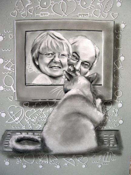 Caricature Chat - Betty