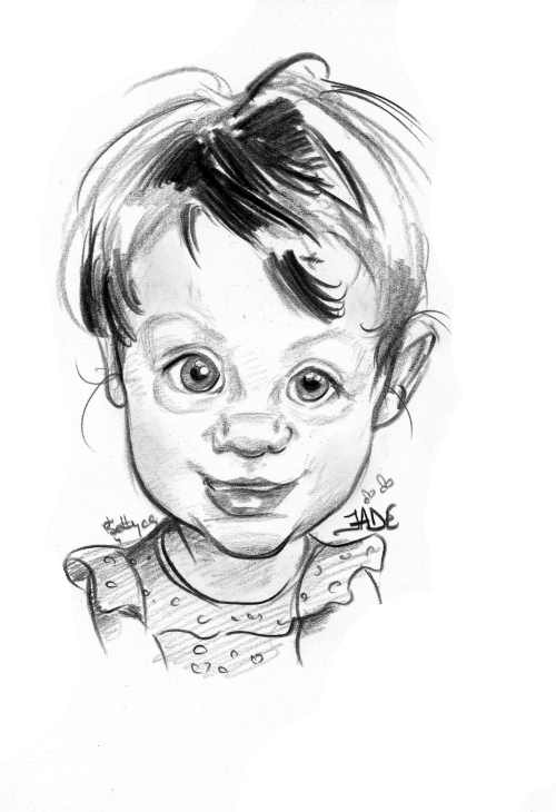 Bébé caricature - Betty