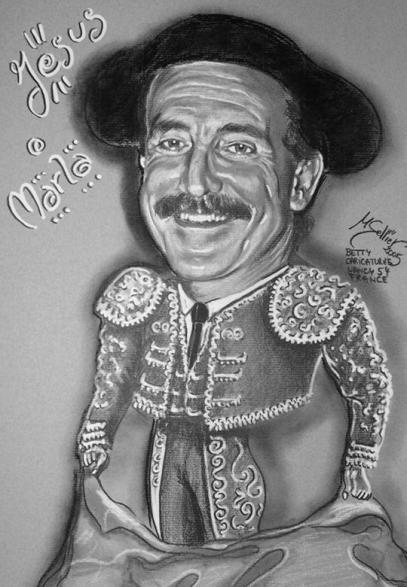 Caricature Torero - Betty