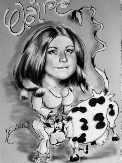 Caricature Vache - Betty