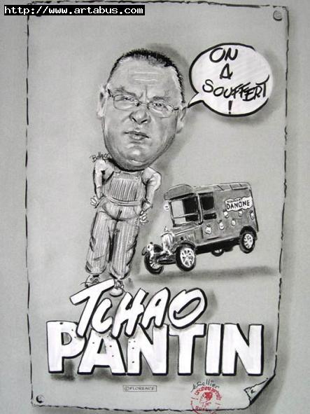 Caricature Tchao Pantin Chauffeur Routier - Betty