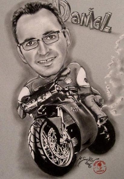 Caricature Ducati 998 - Betty