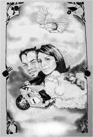 Oursons Me To You caricature Mariage - Betty