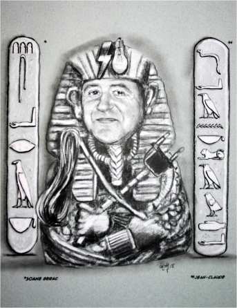 Caricature Egyptien Electricien - Betty
