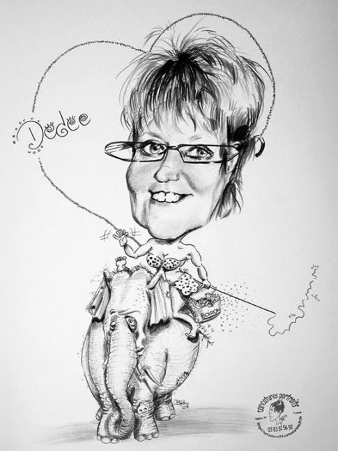 Un elephant ça trompe enormement - Betty caricatur - Betty