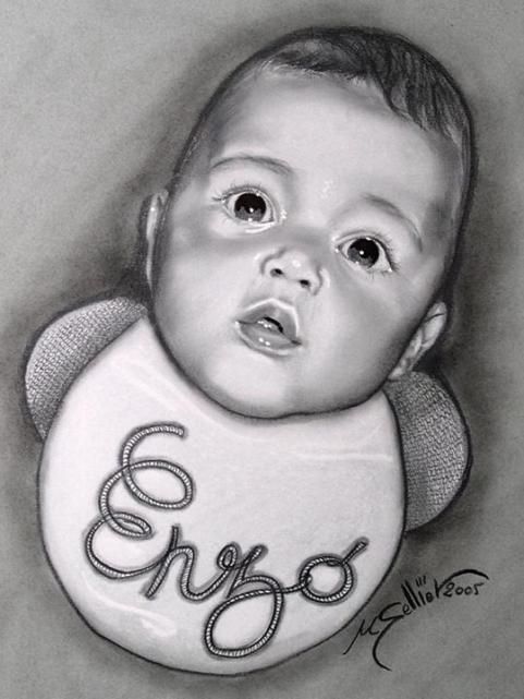 Caricature Enzo Bébé - Betty
