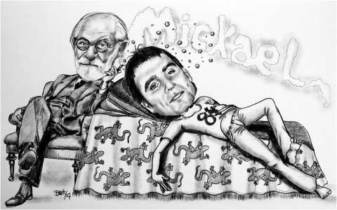 Freud Sigmund Caricature - Betty caricaturiste - Betty