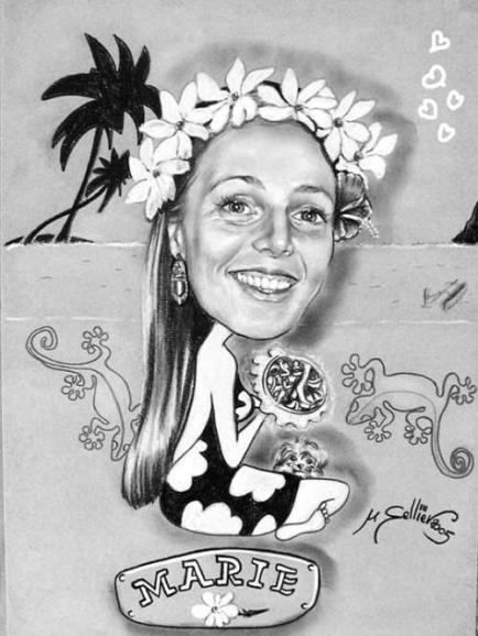 Hinano Marie - Betty caricaturiste - Betty