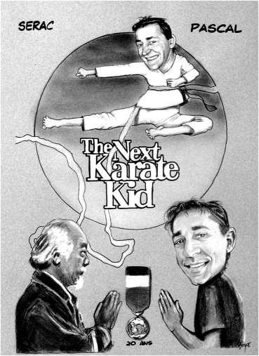 Caricature Karaté Karateka - Betty