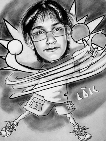 Manga Portrait Loïc Mangamaniaque - Betty