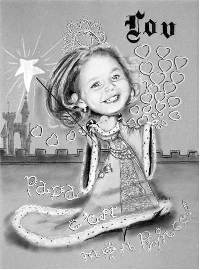 Une petite Fée Luciole - Betty caricaturiste - Betty