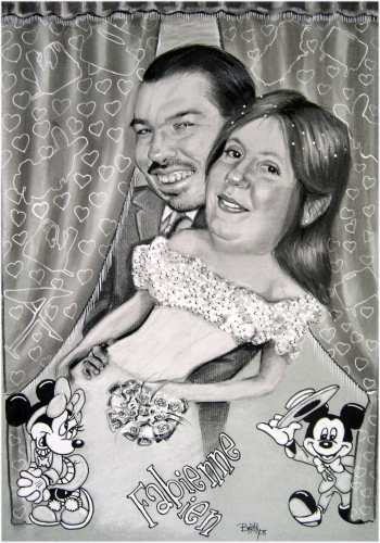 Mickey et Minnie Faire-Part Mariage - Betty