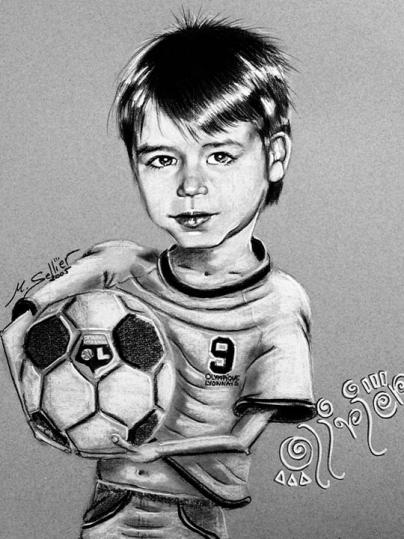 FOOT - Caricature Olivier footeux - Betty