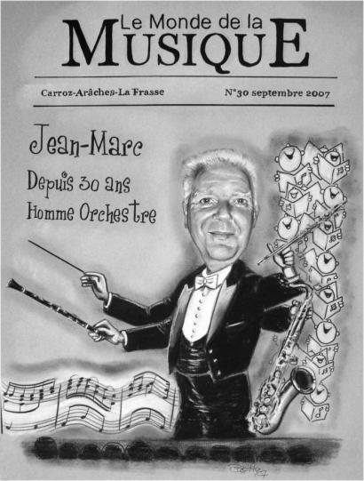 Chef d'Orchestre - Caricatures - Betty caricaturis - Betty