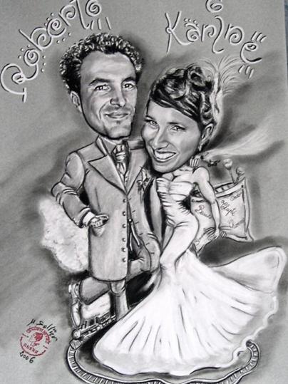 PORTRAIT - Mariés Oreiller - Betty