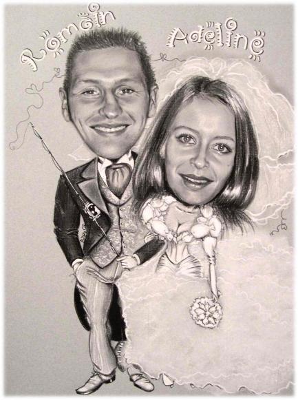 FAIRE-PART MARIAGE - Des Mariés Pêcheurs - Betty