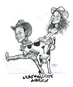 Caricature Rodeo - Betty