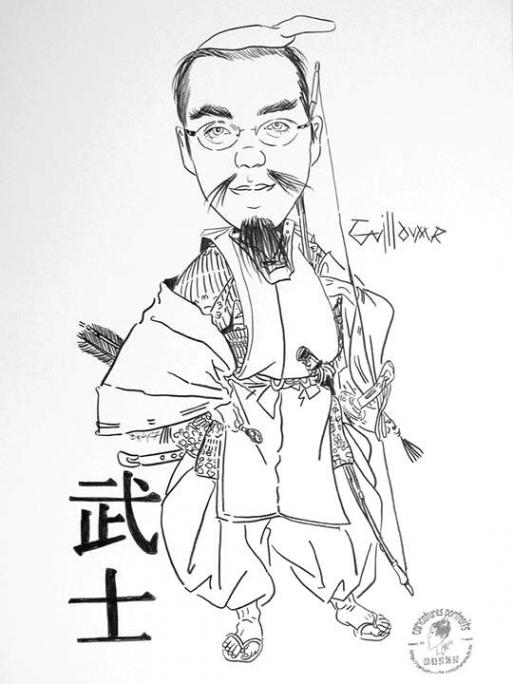 Caricature Samourai - Betty