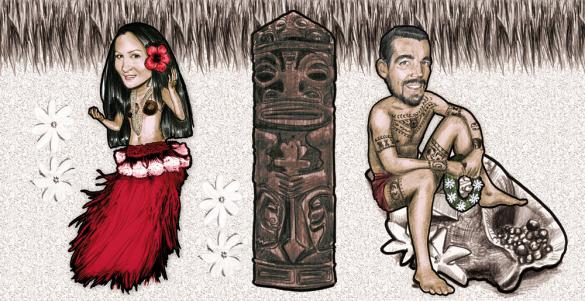 Mariage à Tahiti - Faire-Part - Betty - Click to enlarge