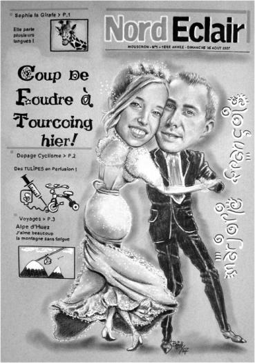 Caricatures Tango - Betty caricaturiste - Betty