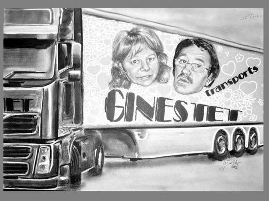 Caricature Transports Routiers - Betty