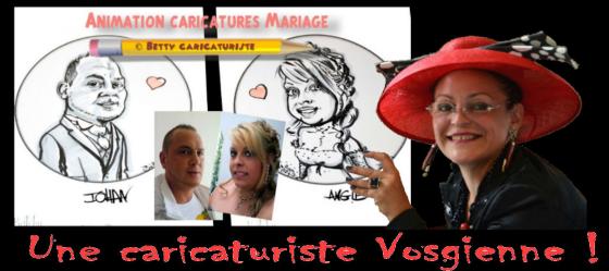 Caricatures Mariage Wedding - Betty caricaturiste - Betty