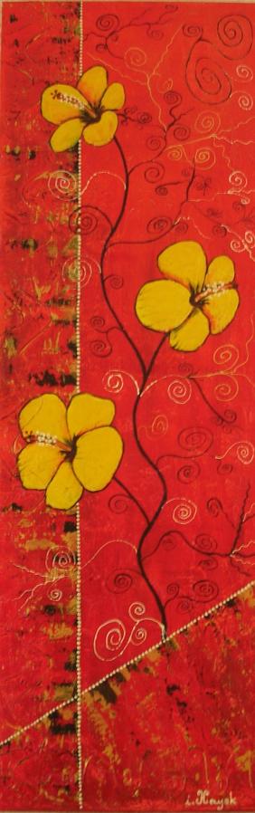 Hibiscus jaunes - Isabelle Hayek