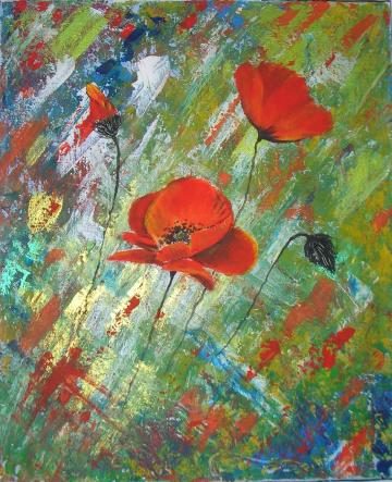 Légèreté du coquelicot - Isabelle Hayek
