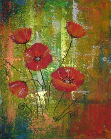Bouquet coquelicots 2 - Isabelle Hayek