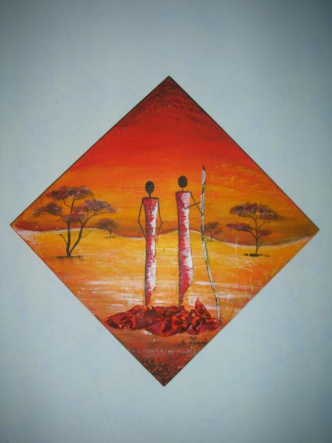 Personnages africains - Isabelle Hayek