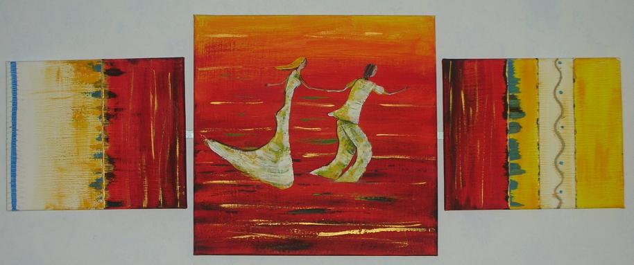 couple dans le vent - Isabelle Hayek - Click to enlarge